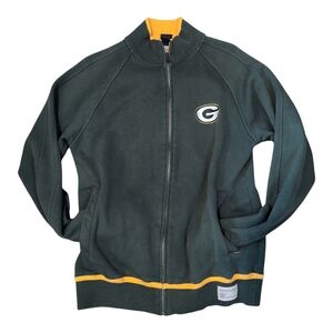 Unisex GREEN BAY PACKER Zip-UP Reebok Sweatshirt Small